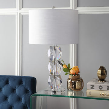 Sofia 26" Crystal LED Table Lamp - JONATHAN Y